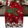 Festive Linen Christmas Table Runner Online