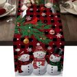 Festive Linen Christmas Table Runner Online