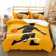 Basketball Printed Duvet Cover Set - 3 pcs of Quality Bed Linen Online Sale