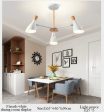 Scandinavian Ceiling Chandelier Living Room LED Chandelier Bedroom Wooden Ceiling Lights Kitchen 220V Interior Decor Lighting Cheap