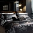 Elegant Italian Cotton Geometric Satin Bedding Set Online now