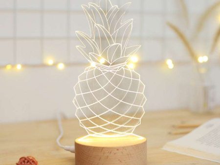 Pineapple Glow Night Light For Cheap