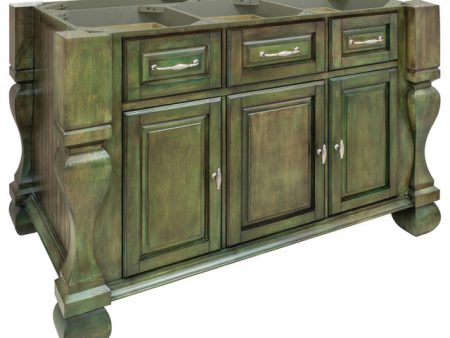 Jeffrey Alexander 54  Kitchen Island Tuscan Kitchen Island Base Cabinet Only For Discount