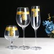 Nordic Gold Edge Elegant Crystal Goblet Fashion