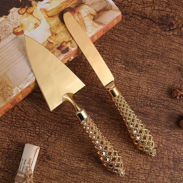 2pc Cake Knife Set Sale