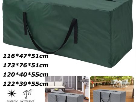 Garden Furniture Cushion Storage Bag Waterproof Anti-UV Rectangle Outdoor Furniture Protective Cover Christmas Tree Storage Bag Online