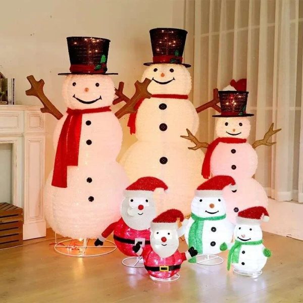 Retractable Christmas Snowman Decoration For Sale