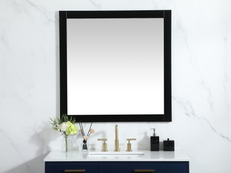 Aqua Vanity Mirror 36X36 Inch In Black Cheap