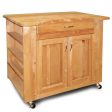 Kitchen Island Deep Storage WorkCenter w  Contoured Top 64026 For Discount