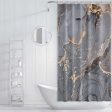 Luxury Marble Decorative Waterproof  Shower Curtain Fashion