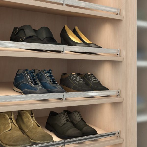 Elegant Designer Closet Shoe Rails for Closet Shelves Supply