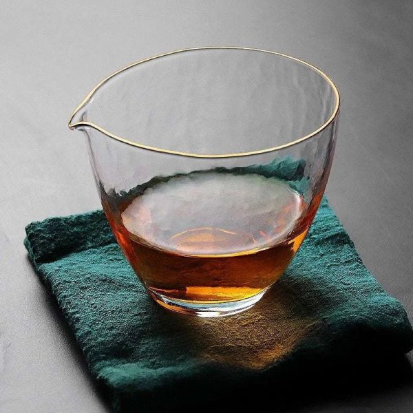 Japanese-Style Irregular Hammer Pattern Whiskey Glass & Tea Mug Hot on Sale