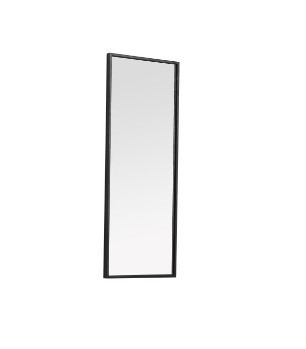 Metal Frame Rectangle Mirror 14 Inch In Black Supply