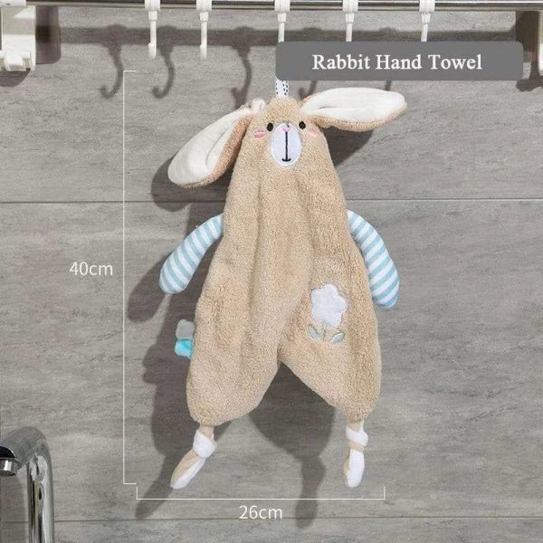 Cute Cat Hand Towel For Child Super Absorbent Fashion