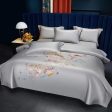 1000TC Egyptian Cotton Embroidered Duvet Cover Set - 4pcs For Cheap