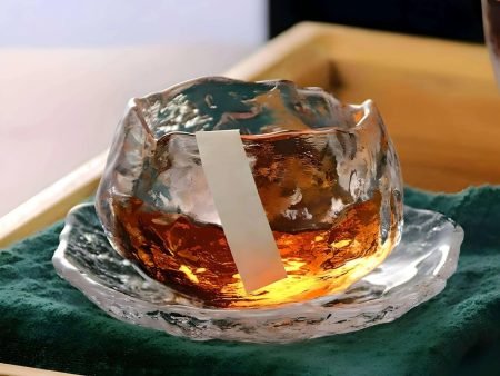 Japanese-Style Irregular Hammer Pattern Whiskey Glass & Tea Mug Hot on Sale