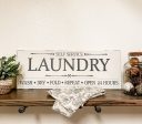 Laundry room sign- personalized with family name Online now