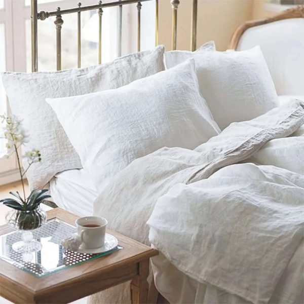 Farmhouse Linen Bedding Set Online