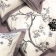 Purple Flower Embroidered Bedding Set Online