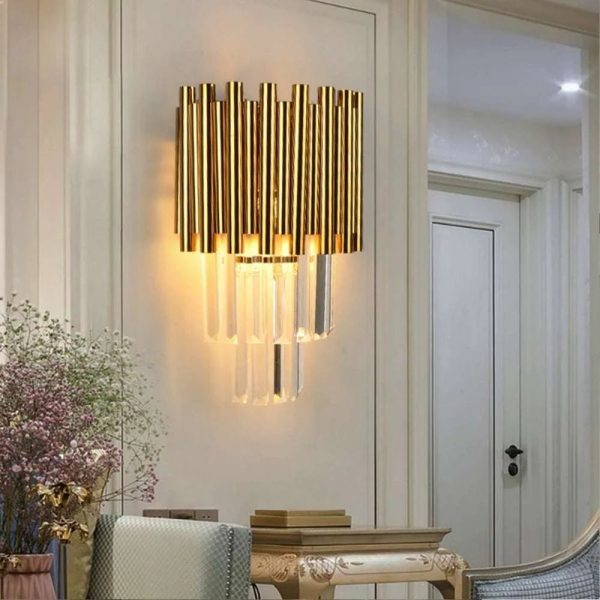 Gold LED Wall Sconce - Illuminate Your Home Fashion