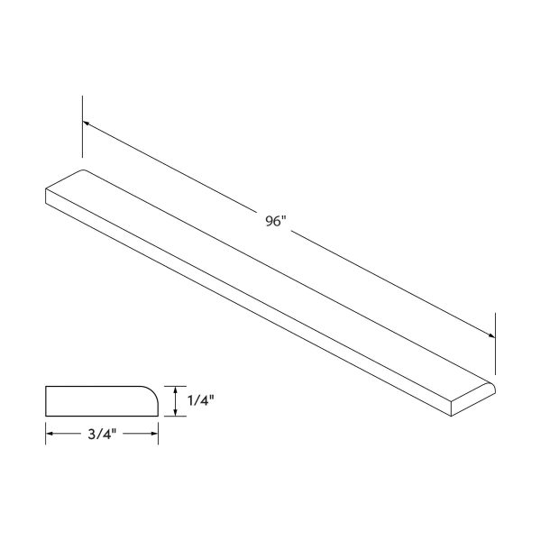 Aqua Shaker Scribe Molding by Craft Fashion