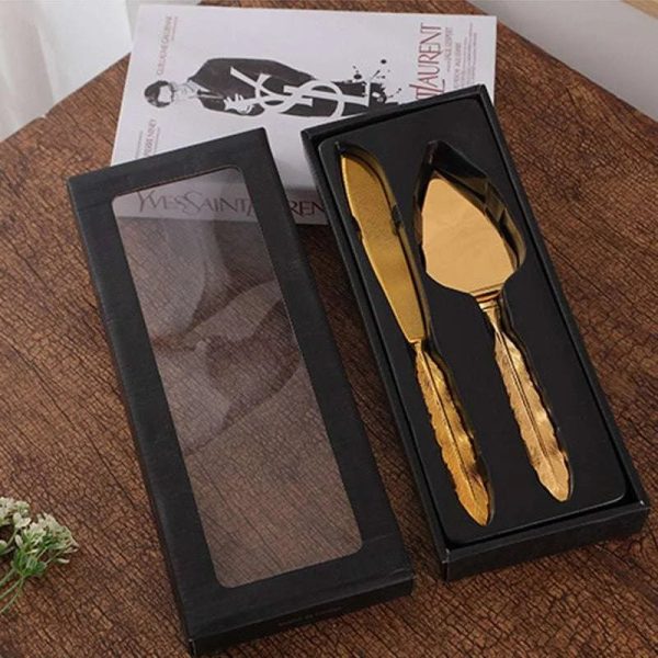 2pc Cake Knife Set Sale