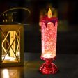 7-Color Gradient LED Crystal Candle Fashion