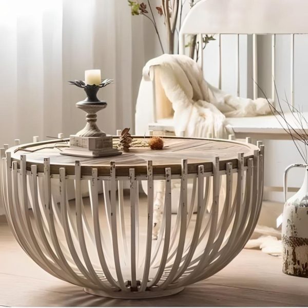 Elegant Round Metal Coffee Table Cheap