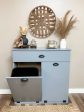 Dashwood with a storage drawer in dark gray modern style Supply