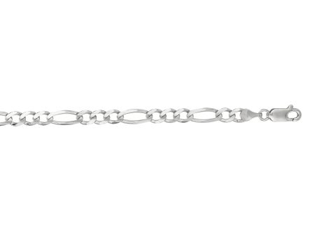 14K Gold 4.6mm Figaro Chain Hot on Sale