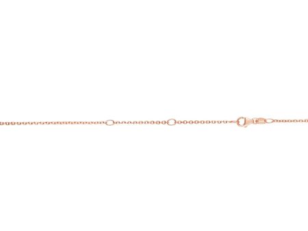 14K Gold 1.2mm Double Extendable Cable Chain For Discount