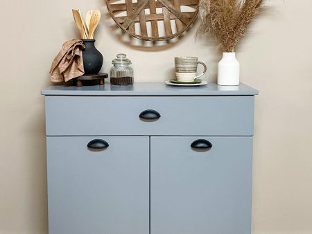 Dashwood with a storage drawer in dark gray modern style Supply