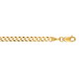 14K Gold 3.2mm Comfort Curb Chain Fashion