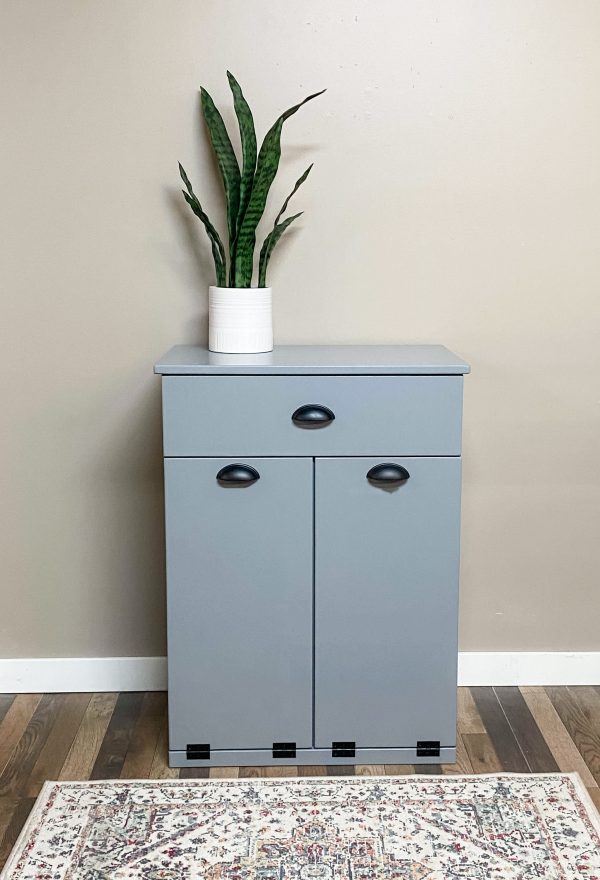 Barlow with a storage drawer in dark gray modern style Hot on Sale