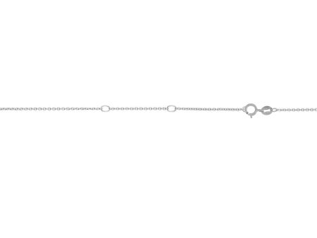 14K Gold 0.68mm Double Extendable Cable Chain For Sale