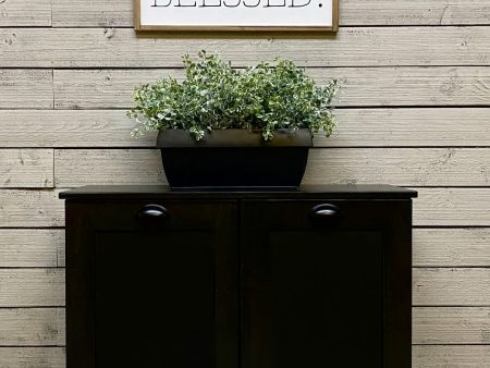 Dashwood in black textured wood look modern style door For Sale