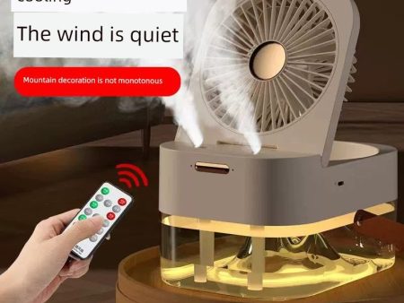 2-in-1 USB Desktop Humidifier & Mini Electric Fan 🌿 For Sale