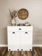 Dashwood with a storage drawer in white farmhouse style door For Cheap