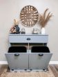 Dashwood with a storage drawer in dark gray modern style Supply