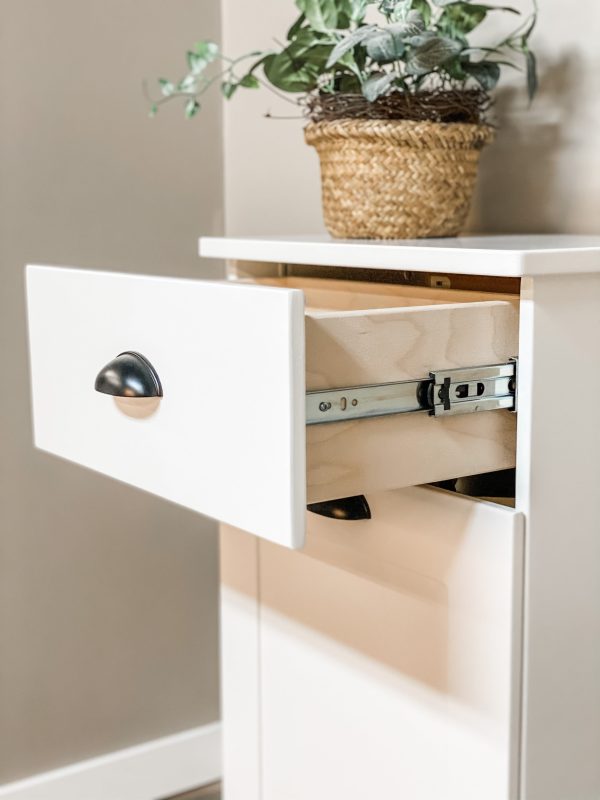 Sinclair laundry with a storage drawer in white farmhouse style For Discount