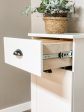 Sinclair laundry with a storage drawer in white farmhouse style For Discount