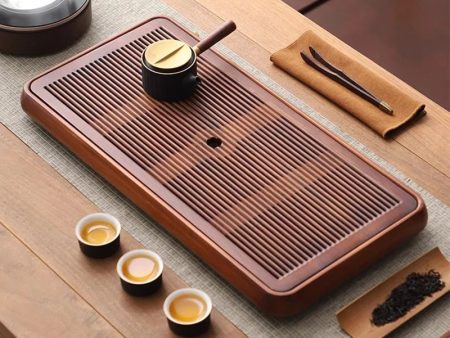 Bamboo Coffee Teapot Tray Set 🎍 Online Sale