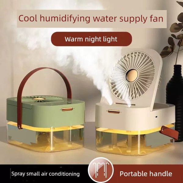 2-in-1 USB Desktop Humidifier & Mini Electric Fan 🌿 For Sale