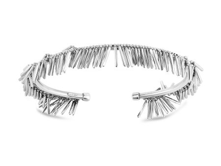 Silver Fringe Bangle Online Sale