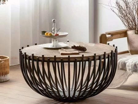 Elegant Round Metal Coffee Table Cheap