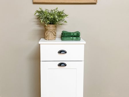 Sinclair laundry with a storage drawer in white farmhouse style For Discount