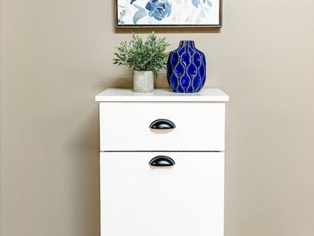 Sinclair laundry with a storage drawer in white modern style Supply