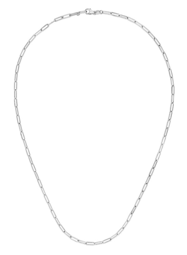 14K Gold 2.5mm Paperclip Chain Discount