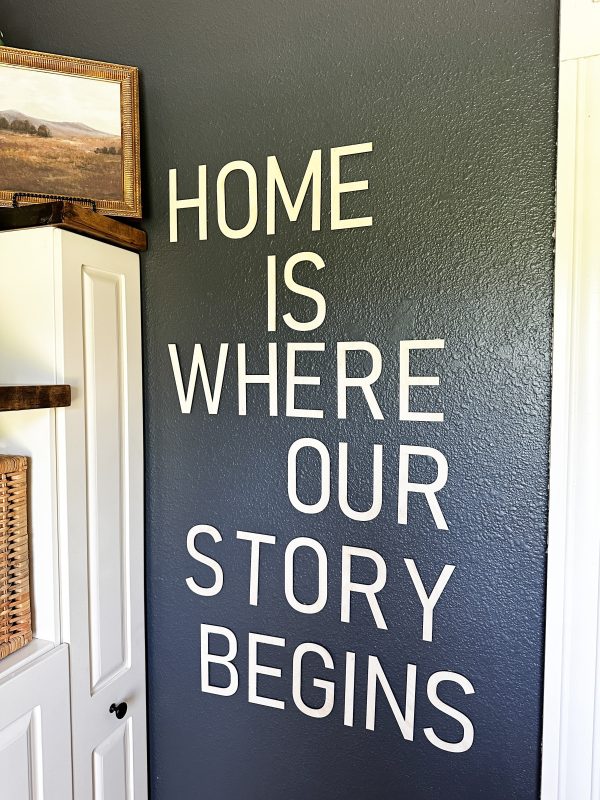 Home is where our story begins alphabet wall hanging Online Hot Sale