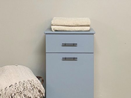 Sinclair Laundry with a Storage Drawer in Gray with Modern Door Sale